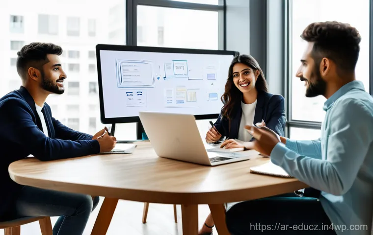 기술 재교육 프로그램의 경비 절감 방안 - **Prompt:** "A young Arab man, in his early twenties, sits comfortably at a modern, clean desk in a ...