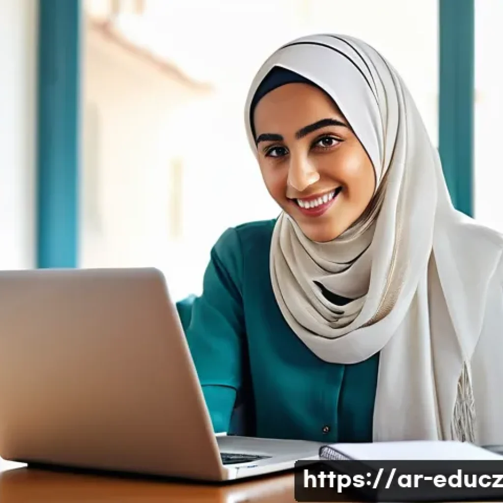 온라인 기술 재교육 프로그램의 장단점 - **Prompt 1: The Flexible Learner**
    "A bright and inspiring close-up shot of a determined young A...